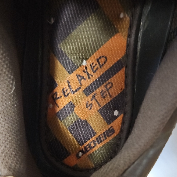 Skechers Men's Size 12 Blake Relaxed Step Brown Leather Casual Work Shoes 63385 - Picture 6 of 16